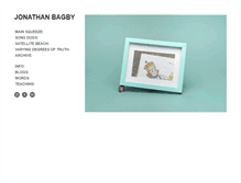 Tablet Screenshot of jonathanbagby.com